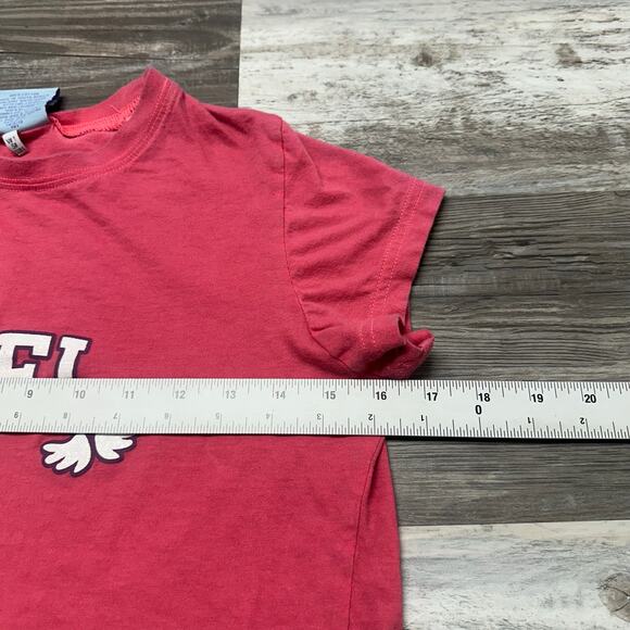 Vintage‎ Y2K Steve & Barrys Angel Halo Wings Glitter Pink Womens L Bratz T-Shirt - Picture 7 of 9